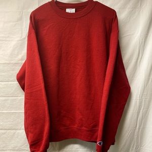 Red Champion Eco Crewneck Sweater